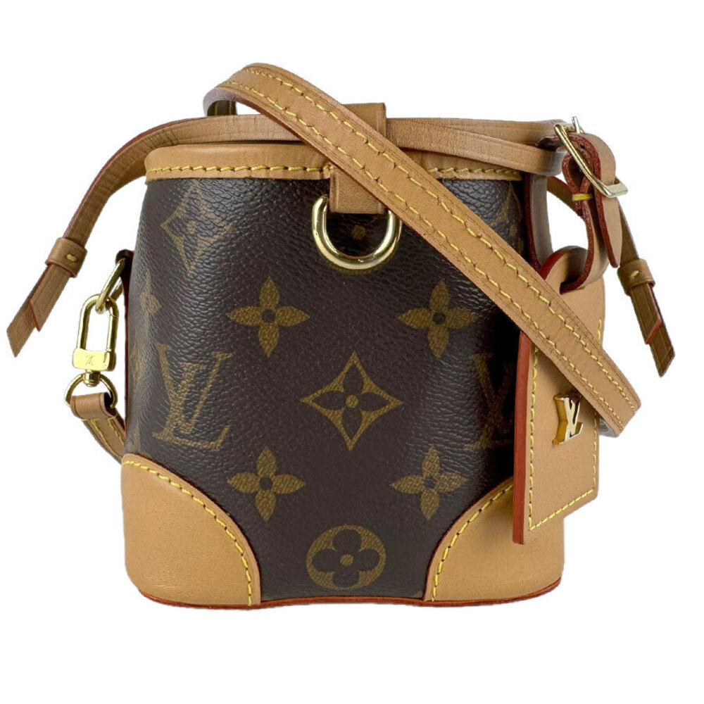 Louis Vuitton Shoulder Bag Monogram Noe Canvas Brown